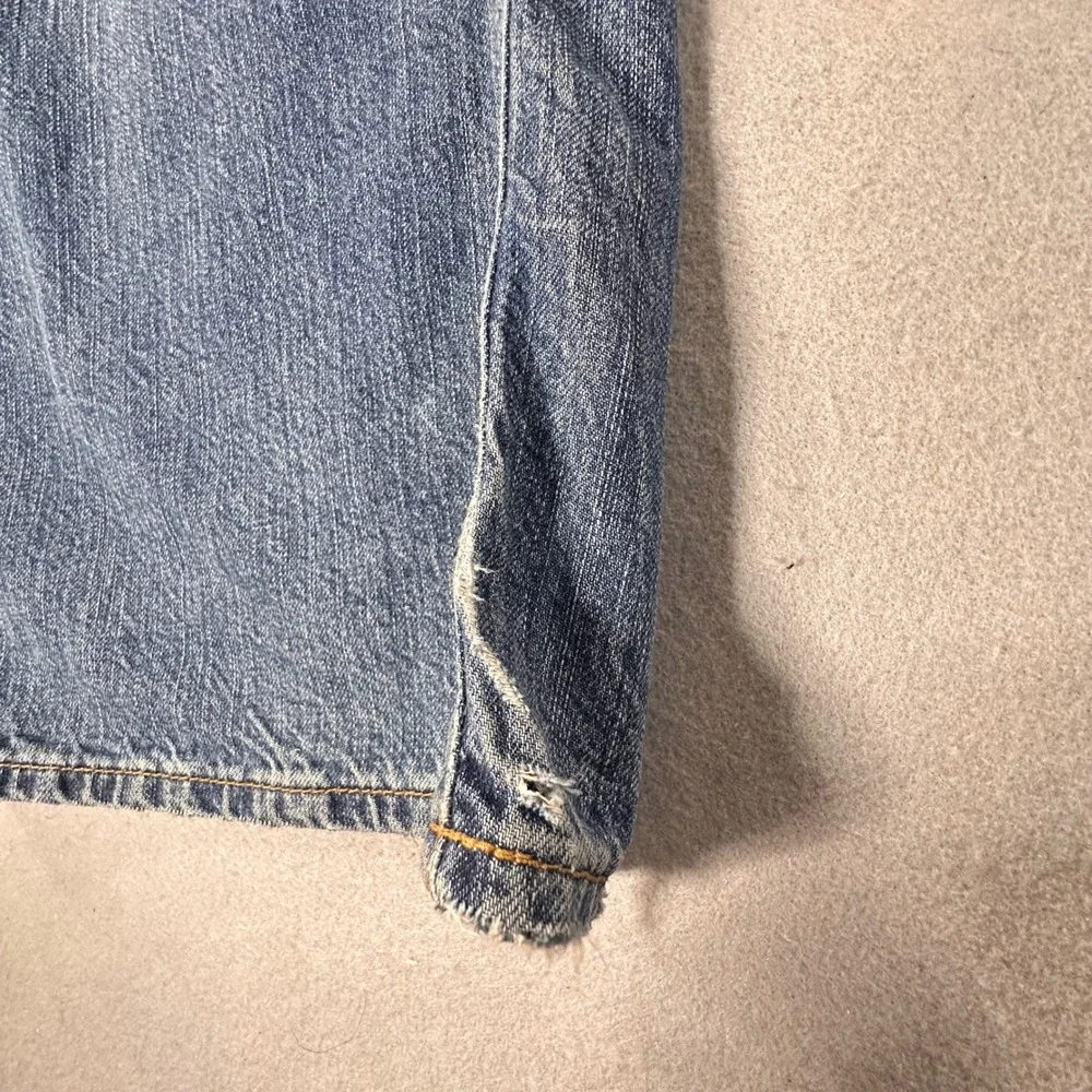 Vintage Y2K Gap 1969 Loose Boot Fit Jeans Mens 40x30 Blue Button Fly Cotton